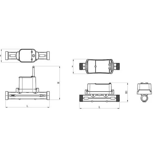 Đồng hồ nước siêu âm thông minh IoT